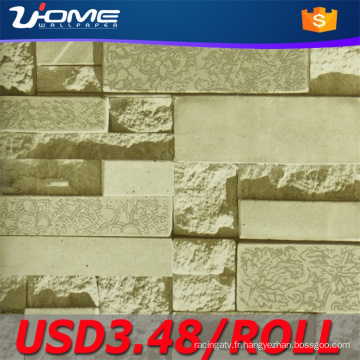 Uhome brique 3D Wallpaper pour décoration Vintage
